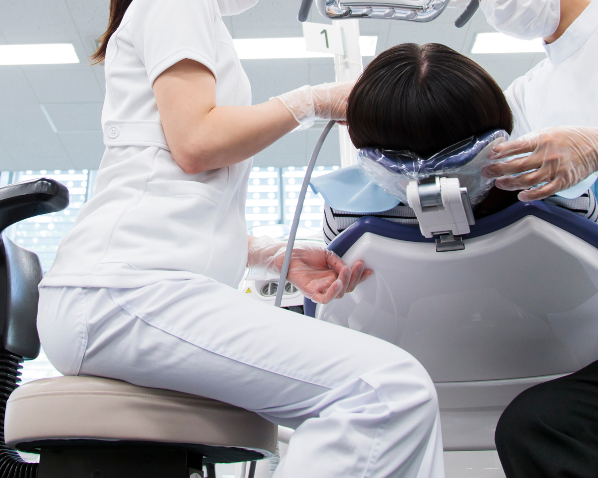 矯正装置の装着"